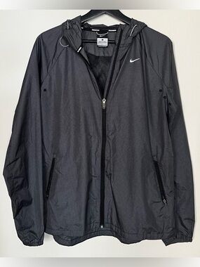 Nike Running • L • Lightweight Hooded Windbreaker Full Zipper Jacket